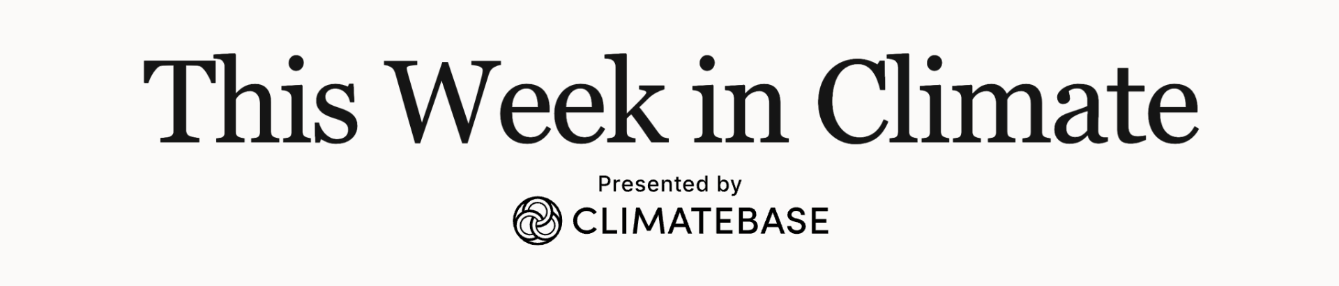 This Week in Climate — Climatebase